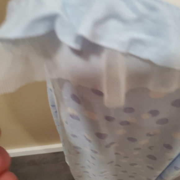 Simply vera vera wang polka dot ruffle lace trim chemise - Picture 6 of 12